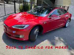 CarZilo Tumbnail Red Tesla